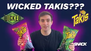 Trying the NEW Wicked Takis! Emerald Heat vs Spellbindingly Sweet | Taste Test + Honest Review