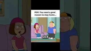 When you cant act, so you gotta get sick fr... #familyguy #memes #funny