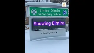 Bright Walks Unbelievable Heavy Snowfall in Elmira,Ontario, Canada