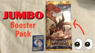 JUMBO POKEMON BOOSTER PACK OPENING!!