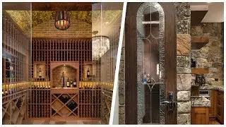 75 Brown Travertine Floor Wine Cellar Design Ideas You'll Love ⭐️