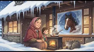 Beneath the Snow, the Village Dreams &mdash; A Winter Night Story  Ghibli Style