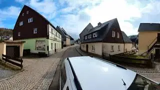Fahrt durch Geising Osterzgebirge in 360 Grad