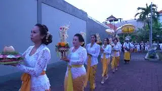 Traditional Balinese Ceremony ( Purnama Kasa ) at Grand Inna Kuta