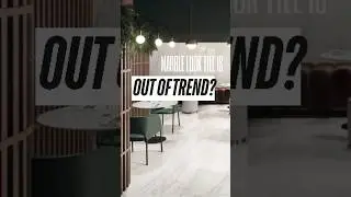 Marble-look tiles are out of trend?