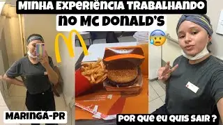 COMO É TRABALHAR NO MC DONALD’S?🍔🍟😰
