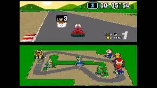 134 - SMK - Hovercraft Mode [patched] super mario kart hack