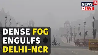 Delhi NCR Weather Update LIVE | Dense Fog Blankets Delhi As Cold Wave Continues | Delhi News | N18L