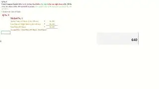 18. Chapter No. 2: Bonus Shares & Right Shares (Question 9) with Usman Ghani