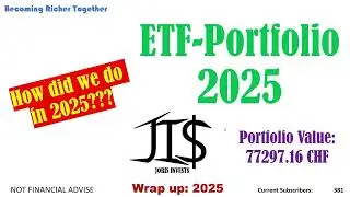 Wrap up for 2025 for our ETF Portfolio