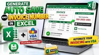 Create Automated invoice in excel : Generate Invoice in Excel : How to make auto invoice