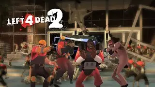 TF2 AI & Dub: Инженер, Шпион, Поджигатель и Подрывник играют в Left 4 Dead 2