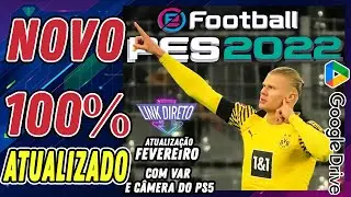 PES 2022 PS2 ISO | eFootball 2022 ISO | Novo Editor! Faces em HD
