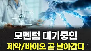모멘텀 대기중인 제약/바이오 곧 날아간다