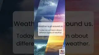 Weather Words for Kids! | Mom and Me Fun Factory #Shorts #Weather #MomAndMeFunFactory