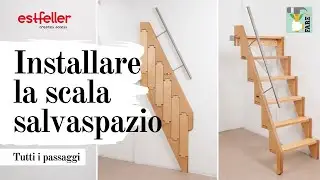 Come installare la scala salvaspazio per piccoli ambienti, Flipstep Estfeller