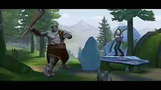 Harry Potter Hogwarts Mystery - Magical creatures - Final Animation - MOUNTAIN TROLL (R. MOUNTAINS)