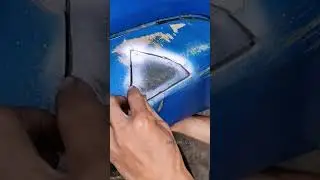 Plastic parts repair fender repair # plastic welding