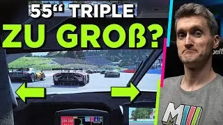 Wie fühlt sich 55 Zoll Triple Screen an? (POV Simracing)