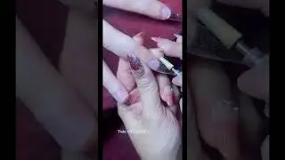 Qui Trình Thảo Làm 1bộ Nail #nails #simplenails #nailart #naildesign #nailartdesigns 