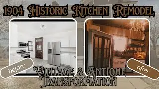 Kitchen Before & After Victorian Craftsman Remodel