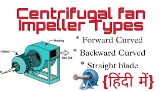 Centrifugal fan Impeller Design | Centrifugal Fan impeller | types of centrifugal fan Impellers