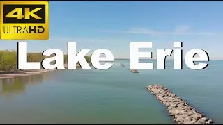 DJI Stock Video [4K] | Lake Erie