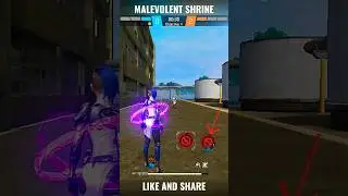 New Malevolent Shrine vs A124 | FF Max x Jujutsu Kaisen || #shorts #ffmax #ff #shrine #vs #ob52