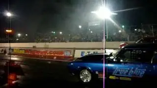 malibu come off da ground @ milan dragway