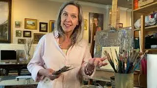 Supplies for Basic oil Painting Class with Kelly Sullivan