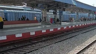 local train vs Express train traveling live performance