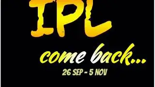 Ipl coming soon status 2020 | Ipl uae 🤩🤩🤩