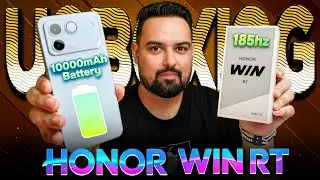 HONOR WIN RT UNBOXING || 10000mAh || 185hz Refresh Rate || Value for Money Phone 