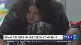 North Texas woman achieving her dream of becoming a teacher