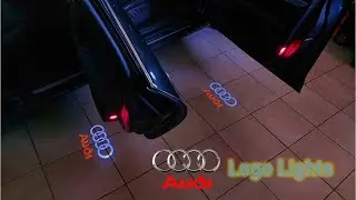 Installing Audi Logo Lights on the doors