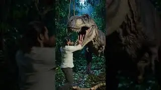 Brutal encounter with dinosaur Trex