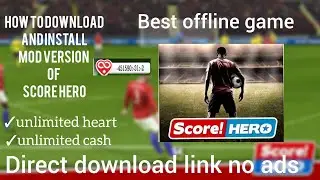Score hero hacked version download link | unlimited health | offline game | vicky pro apps