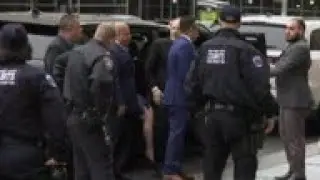 Harvey Weinstein arrives at court in New York