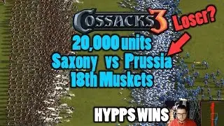 18th Prussian musketeers lose to Saxony musketeers? 10k vs 10k line battle