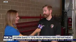 FOX26 comes to Spring Fire to talk about storm safety.