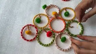 Handmade Colorful Wall Hanging D&eacute;cor #HandmadeDecor #WallHanging  #HomeStyle #crafts #IndianCrafts