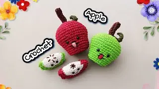 [FIMASA] Crochet Apple || Just a Simple Crochet for The Red and Green Apple