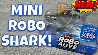 Мини-робот ZURU ROBO SHARK?!! Распаковка и обзор ROBO ALIVE!