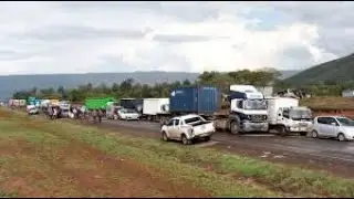 The CRAZY Dark Highway Drive from Narok to Nairobi-RAW-SLOW TRUCKS**CRAZY**