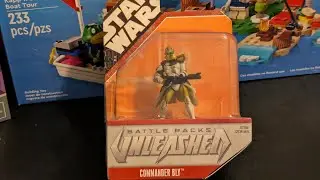 Star Wars Commander Bly Unleashed Battle Pack 30th Anniversary 2007 mini figure unboxing