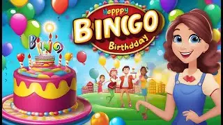 Bingo Birthday Video Invitation | Customized Digital Video Invitations | Digital Invitations