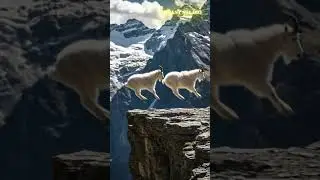 The GREATEST Goat Jump Ever Recorded! 🐐⛰️ #shorts