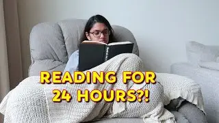 I read for 24 hours straight?! | 24 Hour Readathon Vlog 2020 | India Booktube