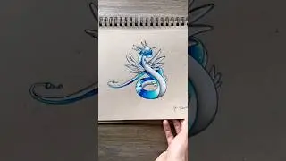 Un dragon pas comme les autres 🐉  #dessin #fanart #pokemonart