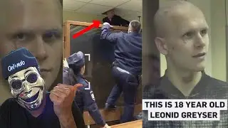 Russian Man Caught On Court Cam Trying To Escape | Reaction